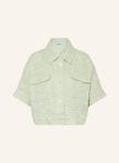 Блузка-Рубашка из букле Mrs & Hugs, зеленый - фото