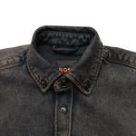 HUGO BOSS Рубашка SS25 Loose Fit мужская Midnight Blue - фото 7