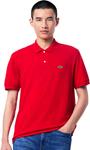Поло Lacoste, красный - фото