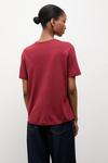 Футболка Answear.LAB, бордовый - фото 3