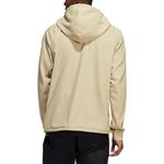 Худи Men's adidas Solid Color Logo Long Sleeves Pullover HN0636, коричневый - фото 3