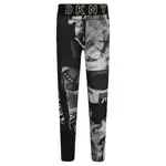 Леггинсы узкого кроя Dkny, черный - фото