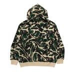 Худи BAPE Marbling Camo Relaxed Fit Pullover Hoodie, Green - фото 2