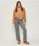 Классические кожаные зимние ботинки Ugg, коричневый - фото 2