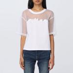Футболка женская белая ARMANI EXCHANGE - фото 5