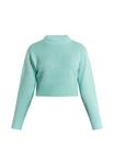 Джемпер myMo CROPPED, Aqua/Turquoise - фото 5