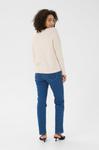 Джемпер Kaffe KAIRIS PULLOVER, Oatmeal Melange/Off-White - фото 3