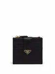 Кошелек с логотипом Prada, черный - фото