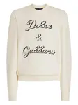 Свитер с логотипом Dolce & Gabbana, нейтральный - фото