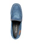 Джинсовые лоферы на блочном каблуке Acne Studios, синий - фото 3
