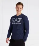 Лонгслив regular fit Ea7, темно-синий - фото 3