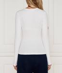 Блуза Tommy Jeans Slim Fit, белый - фото 4