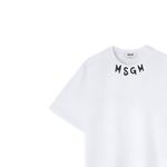 Футболка с принтом логотипа MSGM, белый - фото 6