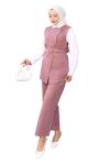 Брючный костюм MODAMIHRAM, темно-розовый - фото 2