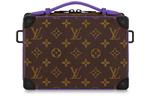 Сумка LOUIS VUITTON Macassar с монограммой коричневый/фиолетовый - фото 3