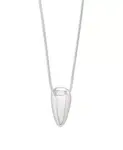 Ожерелье с кулоном в виде листа Robert Lee Morris Soho, silver - фото 2