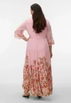 Макси-Платье langes Vero Moda Curve, Parfait Pink - фото 2