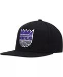 Мужская черная бейсболка Sacramento Kings Side Core 2.0 Snapback Mitchell & Ness - фото 3