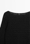 Джемпер Massimo Dutti LONG FLARED SLEEVES, Black - фото 8