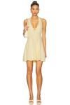 Kaylor мини-платье Majorelle, baby yellow - фото