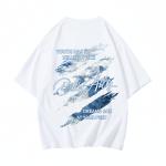 Футболка унисекс BOBBY ABLEY, белая (в комплекте с повседневными шортами) - фото 3