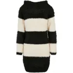 Платье Urban Classics Off Shoulder Feather long sleeve short, белый - фото 3