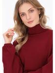 Женский свитер бордового цвета DreiMaster - фото 5