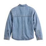 Джинсовая куртка оверсайз для девочек 6-12 лет в размерах regular и plus size So - фото 5