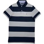 Tommy Hilfiger Мужская поло черно-серая - фото 3