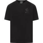 Футболка с принтом логотипа DSQUARED 2, черный - фото