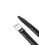 Кожаный деловой ремень Tommy Hilfiger, черный - фото 2