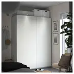 Пара раздвижных дверей IKEA HASVIK, 150x201 см, белые - фото 2