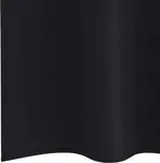 Плотные шторы с кольцами, 2 шт., черные, 175 x 140 см vidaXL - фото 6