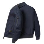 Куртка мужская JEEP SPIRIT, черно-синяя с флисовой подкладкой - фото 7