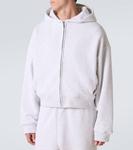 Кроп худи из хлопка с молнией Entire Studios, Gray - фото 3