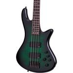 Schecter Guitar Research Stiletto Studio-4 Электрическая бас-гитара Emerald Green Burst - фото 5