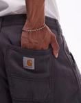 Шорты Carhartt WIP Cooper темно-серого цвета - фото 5