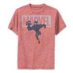 Футболка с рисунком и логотипом Marvel Black Panther для мальчиков 8–20 лет в стиле чиби Action Pose Marvel - фото