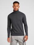 Водолазка JACK & JONES Sweater JJEBasic, темно-серый - фото 2