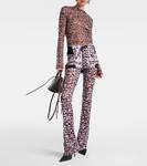 Мини-юбка lethal на шнуровке из твила Knwls, розовый - фото 2