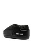 Moon Boot дутые слиперы с эластичной вставкой, черный - фото 3