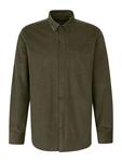 Рубашка Bugatti Freizeithemd 1:1 Arm, оливковый - фото