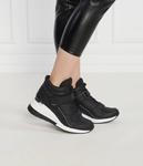 Кроссовки женские Michael Kors кожаные на танкетке, черный - фото 2