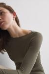 INTIMISSIMI Лонгслив в оливковом цвете - фото 6