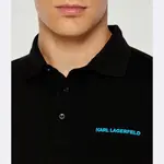 Рубашка-Поло стандартного кроя Karl Lagerfeld, черный - фото 3