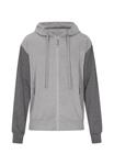 Толстовка с капюшоном на молнии Mo ATHLSR, цвет Light grey/Dark grey - фото