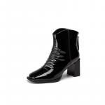 DAPHNE Черные женские ботильоны - фото 3