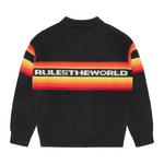 Пуловер Corteiz Gradient Half Knit Zip Pullover, Black - фото 2