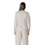 Топ из кремовой вискозы Vila Clothes, кремовый - фото 2