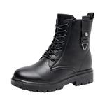 EGCHI Ботинки Crew Martin унисекс, черные - фото